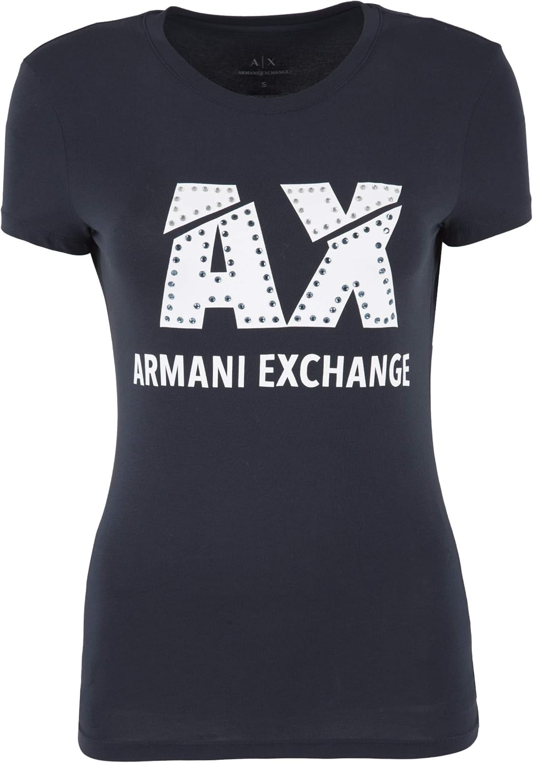 Armani Exchange Women Navy Tee