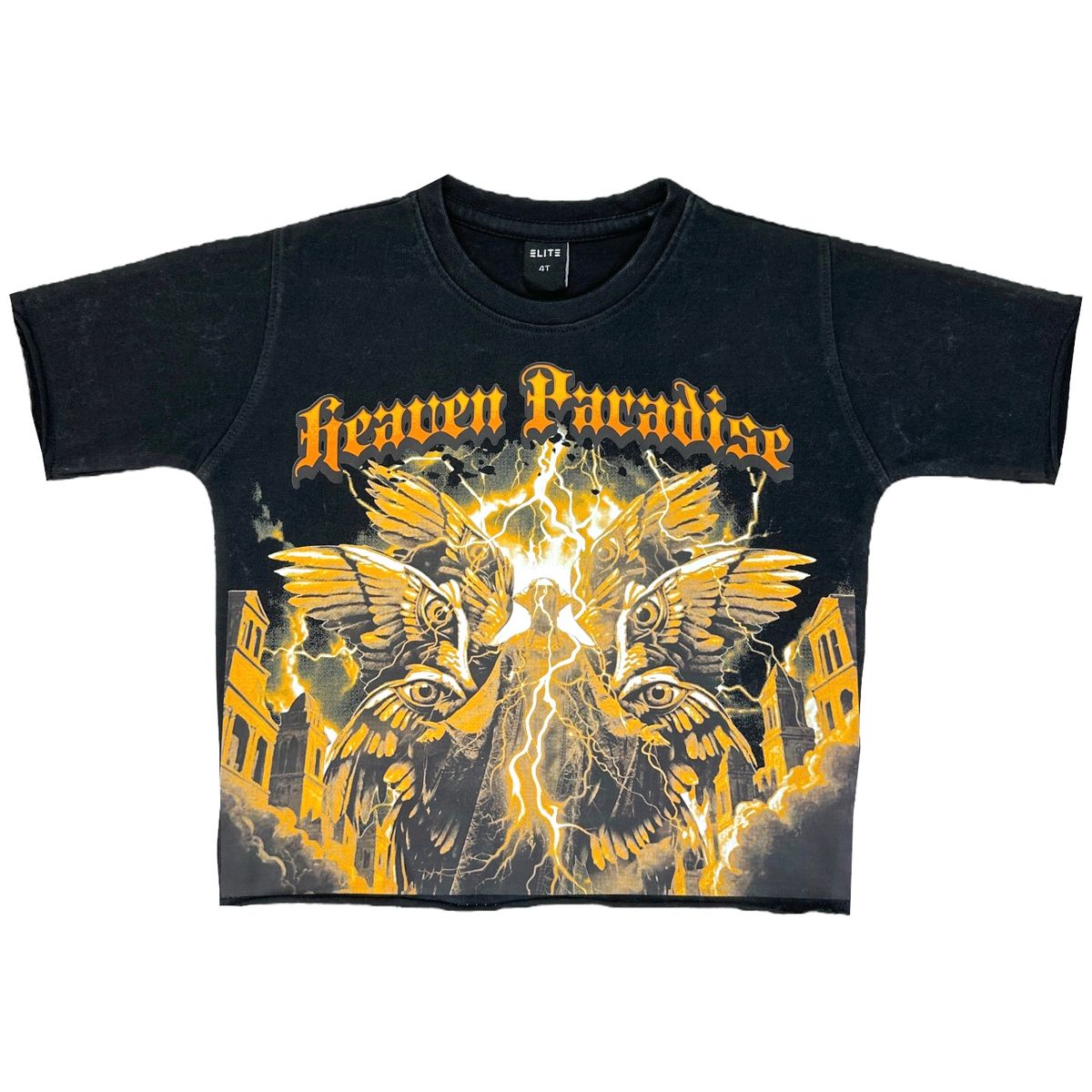 ELITE PREMIUM PARADISE Cropped Kids Fleece Short Set (4285-JR)