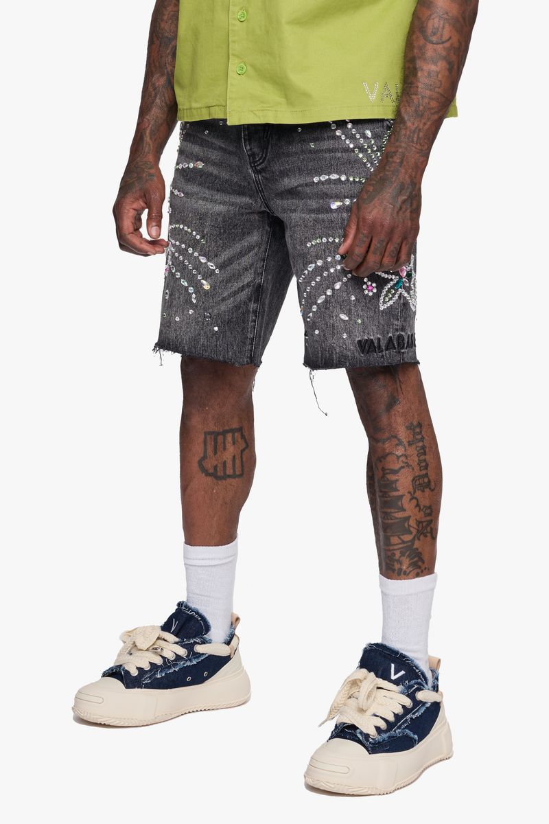 valabasas “samba” denim shorts