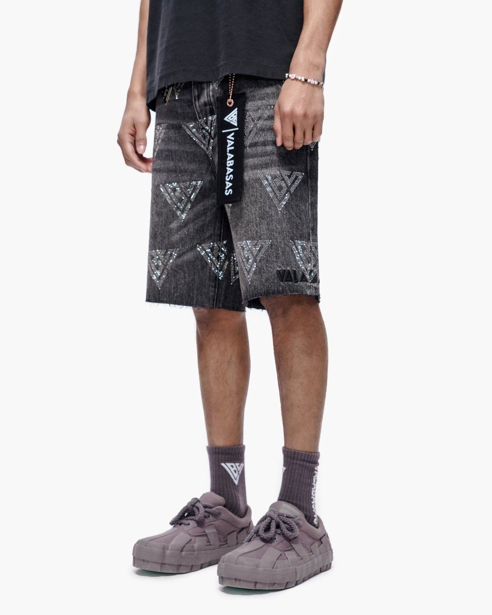Valabasas Palace Grey Wash Jorts