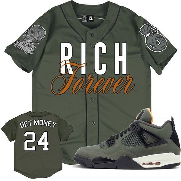 Million dolla Rich Forever - Olive Jerseys