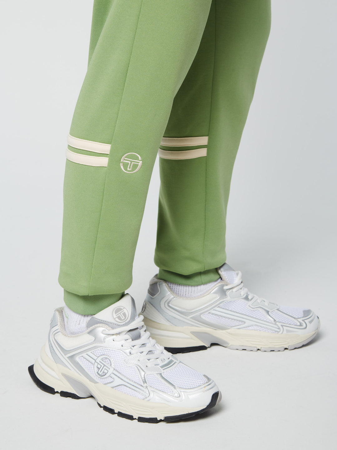 Sergio Tacchini DALLAS TRACK JACKET ARCHIVIO- JADE GREEN/ PEARL IVORY & Pants set