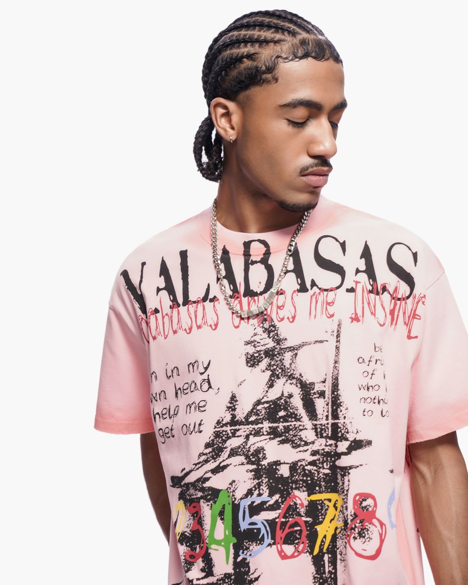 Valabasas INSANE" TEE (VLBS-VT1-108 pink
