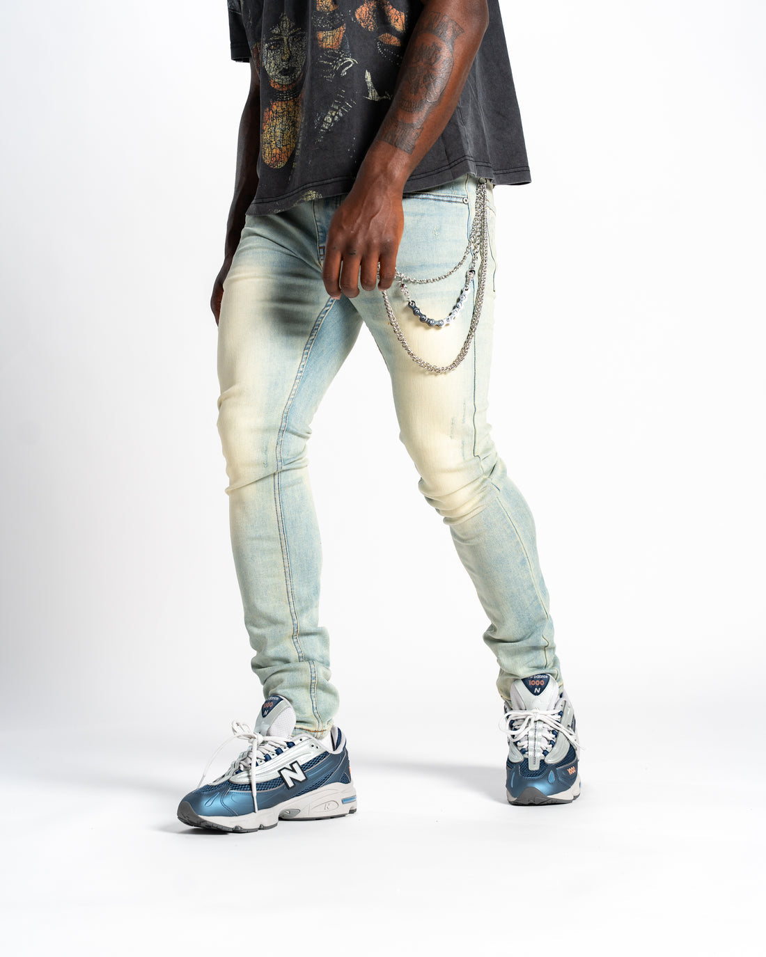 Relapse Jeans Sam Sand Wash Skinny fit