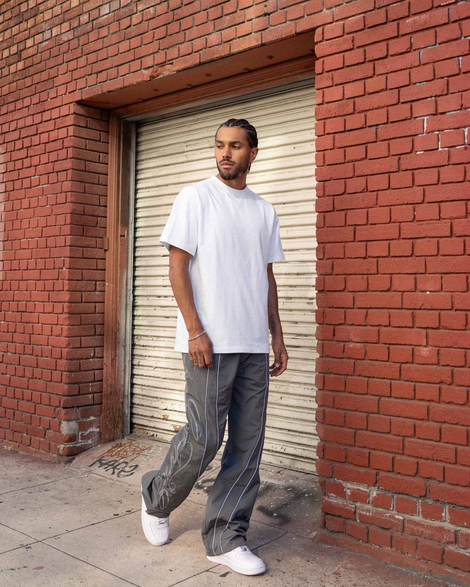 Eptm Monogram Pants- Charcoal