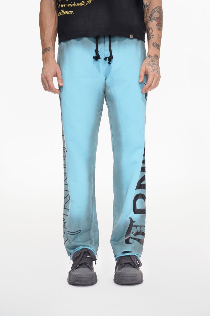 trnchs crimson script gamma blue pants