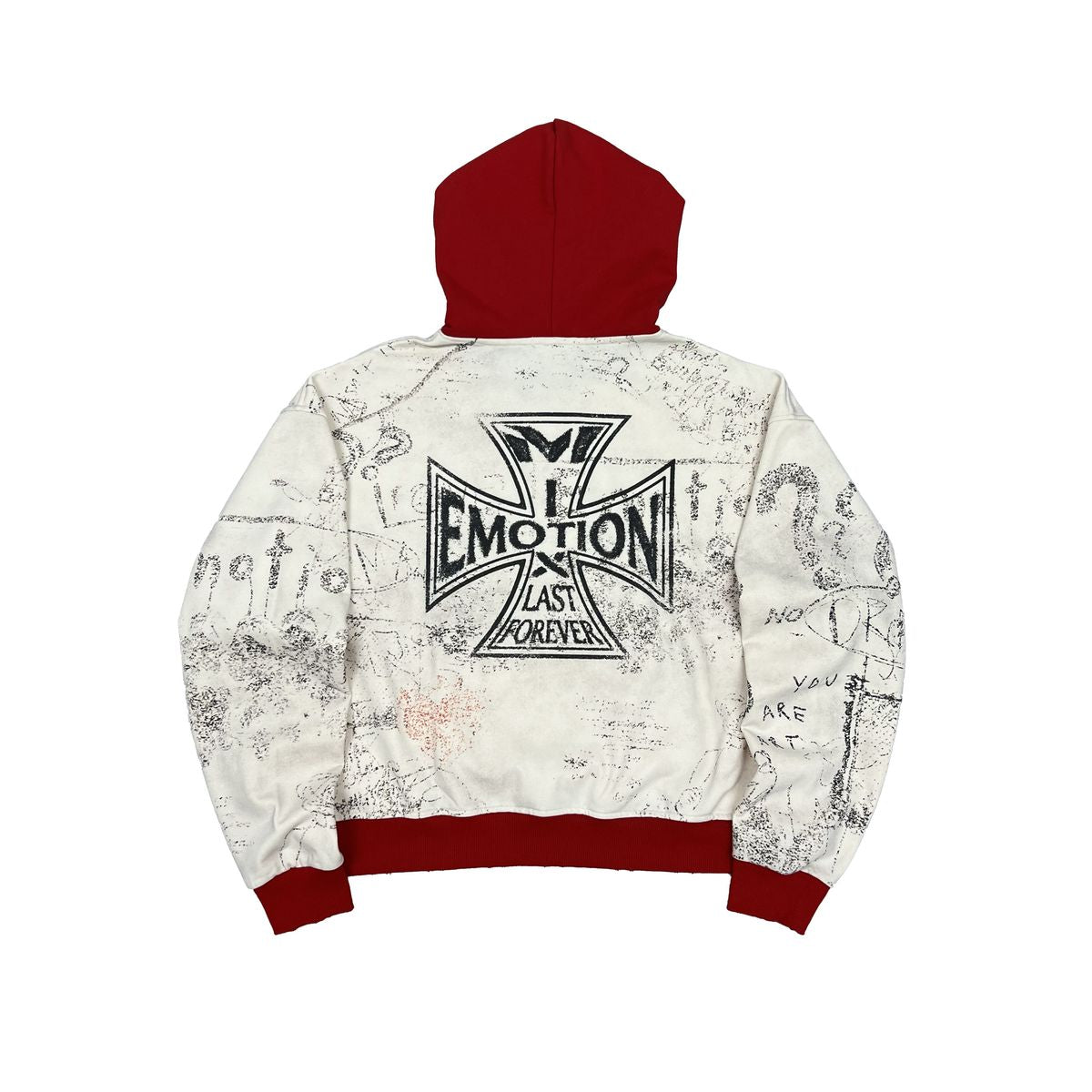 Mixed Emotions “Last Forever” Hoodie – Red