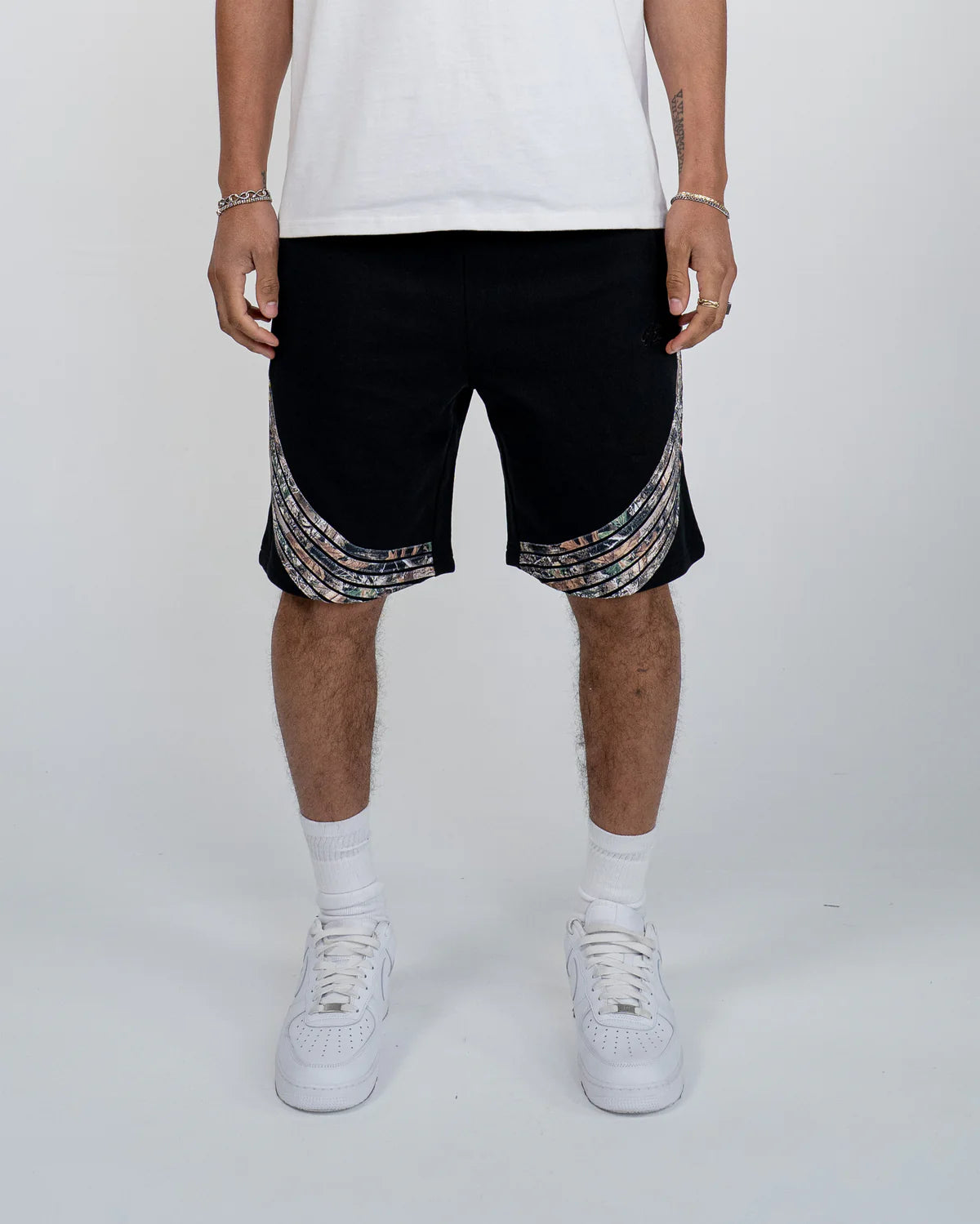 EPTM CAMO HIGHLAND SHORTS - BLACK