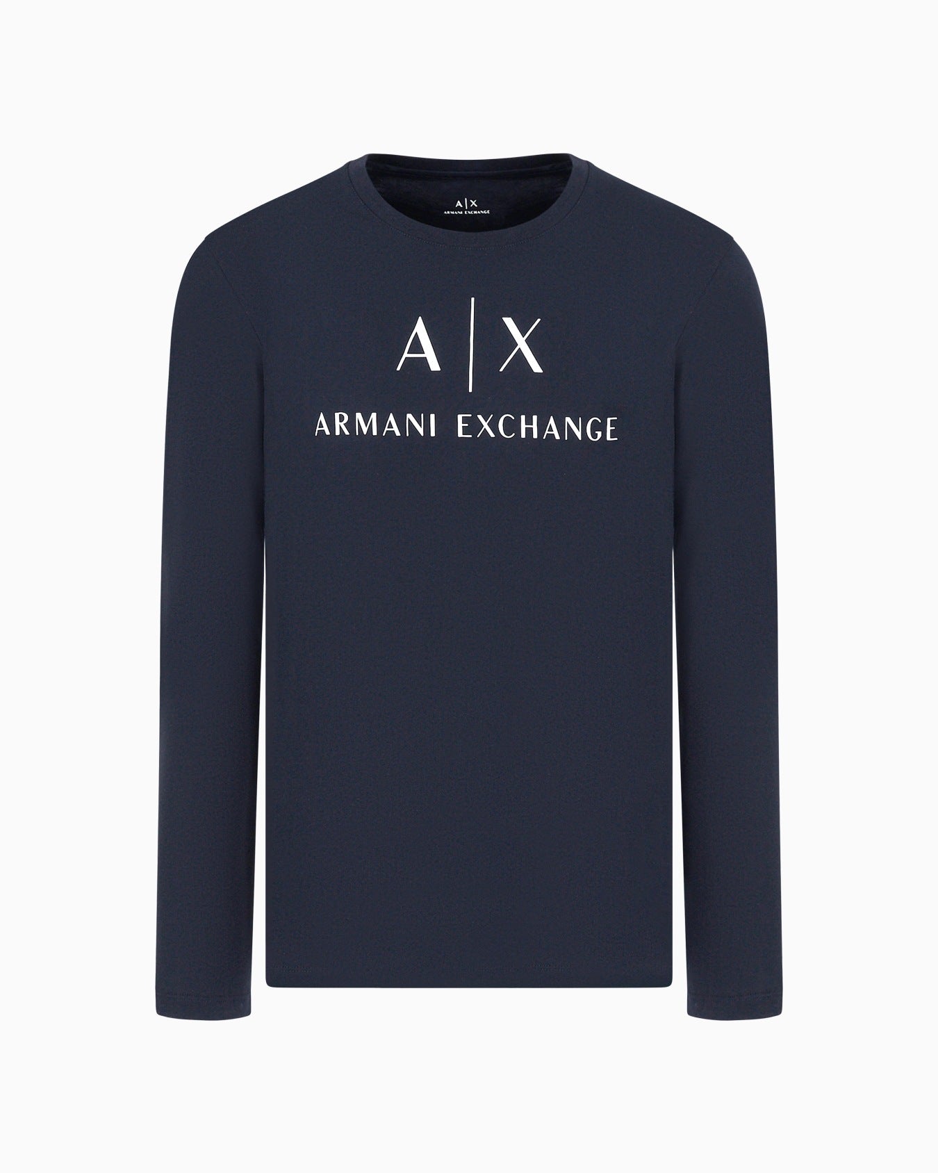 Armani Exchange Navy Long Sleeve T-Shirts