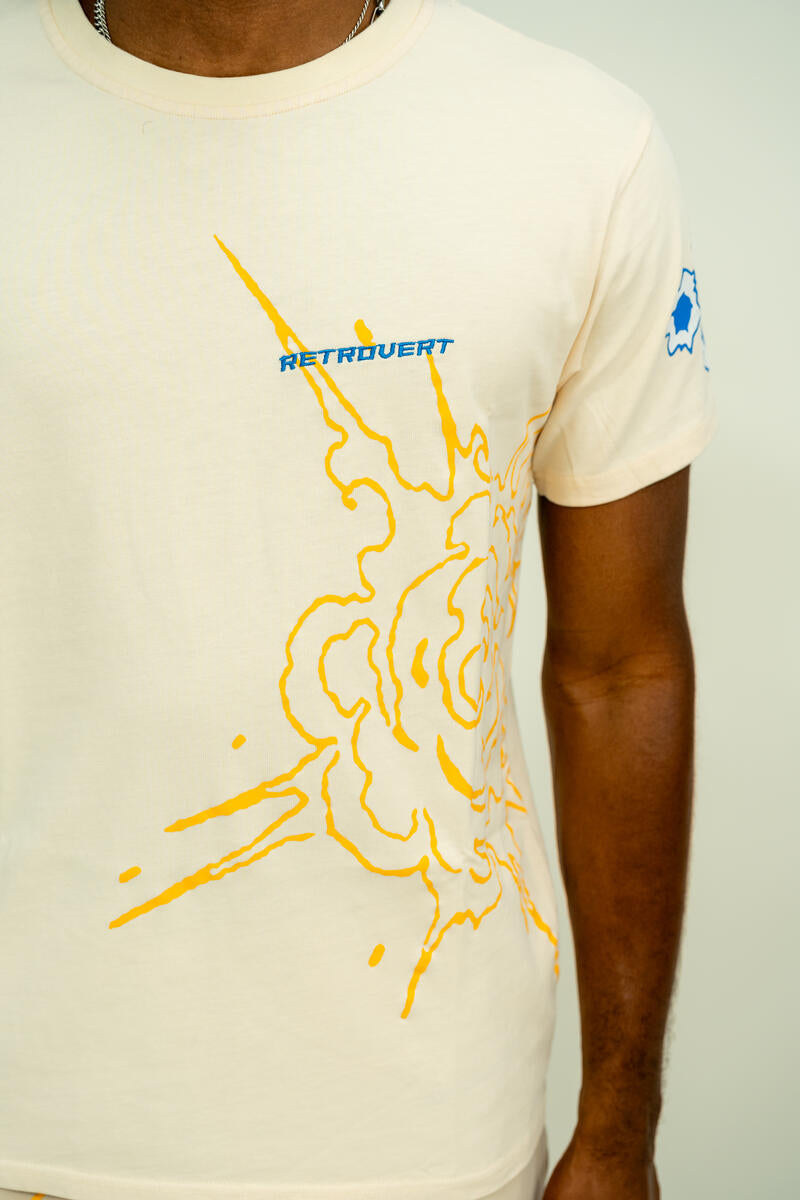 Retrovert Explosive T-SHIRT (cream)