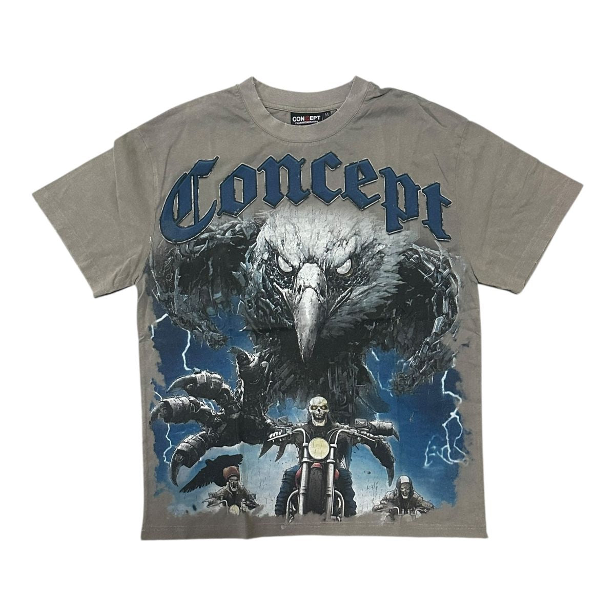 Concept Blackhawk Tee – Grey Wash