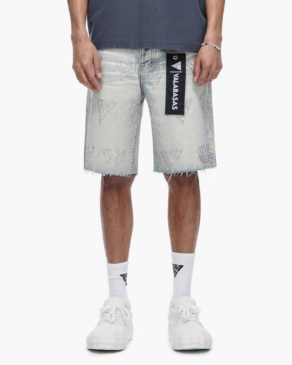 Valabasas Palace Light Blue Wash Jorts
