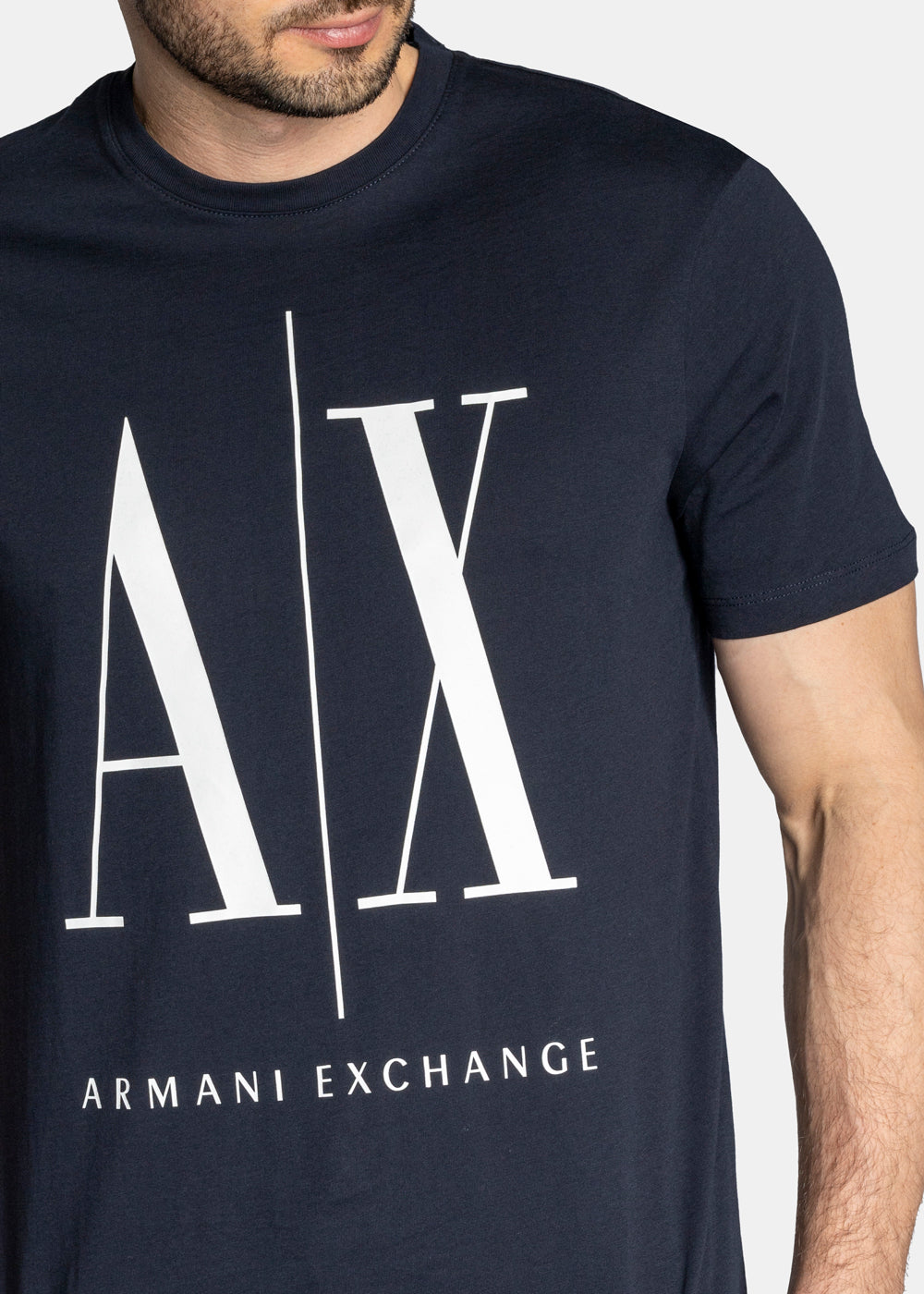 Armani Exchange Navy Icon Logo Tshirt
