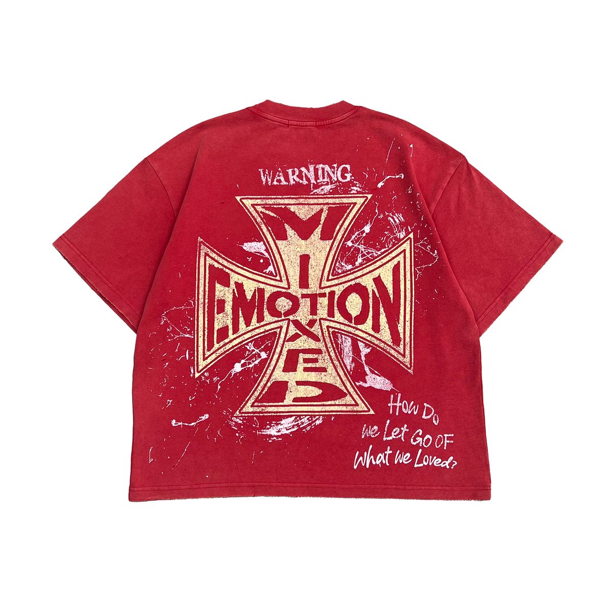 Mix emotions Red “Crimson” Tee (Red