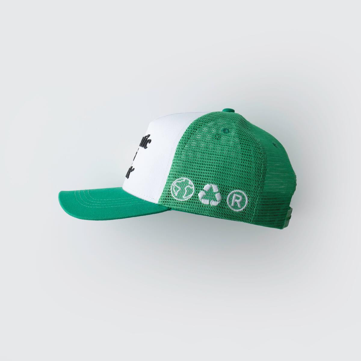 PLASTIC IS WACK SIGNATURE TRUCKER - GREEN