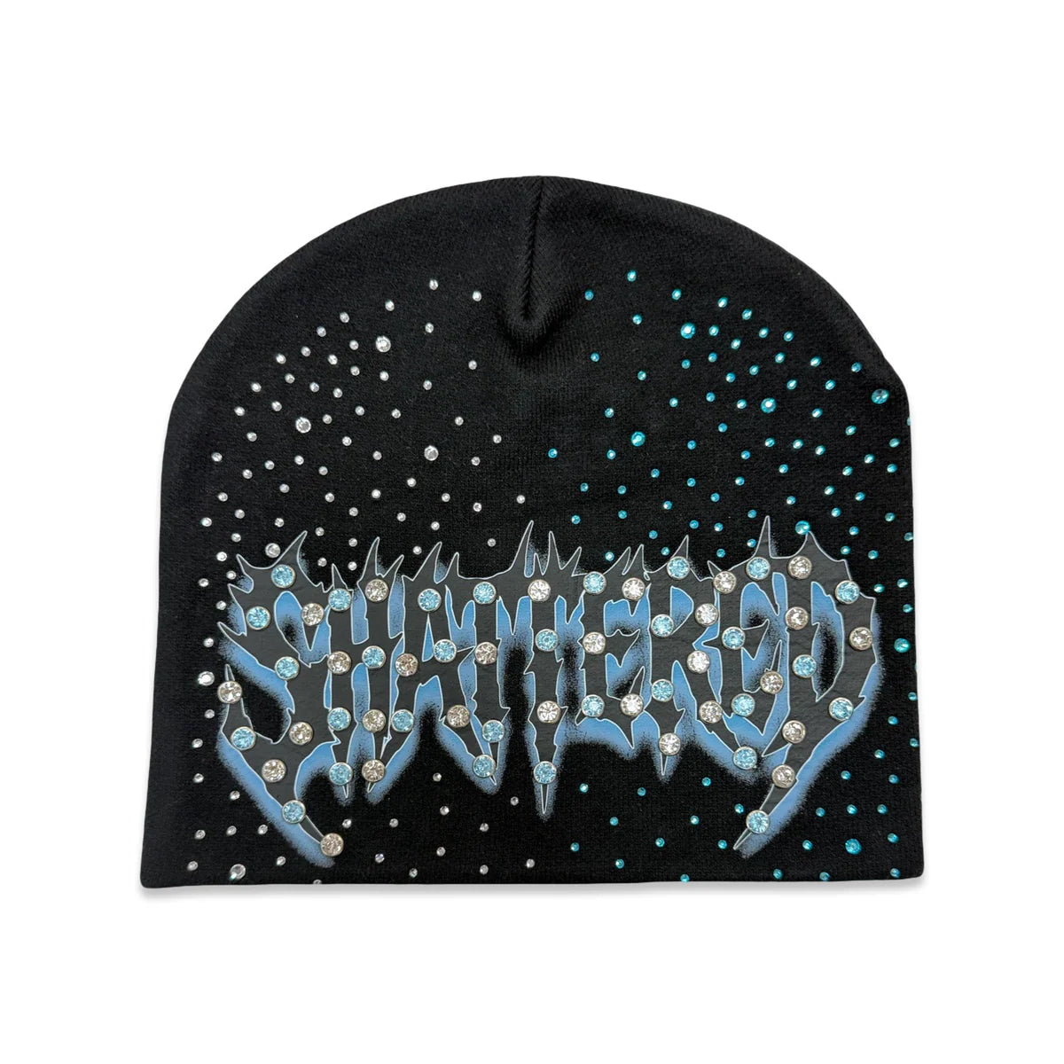 SHATTERED HEARTS “ANXIETY” BLACK BEANIE