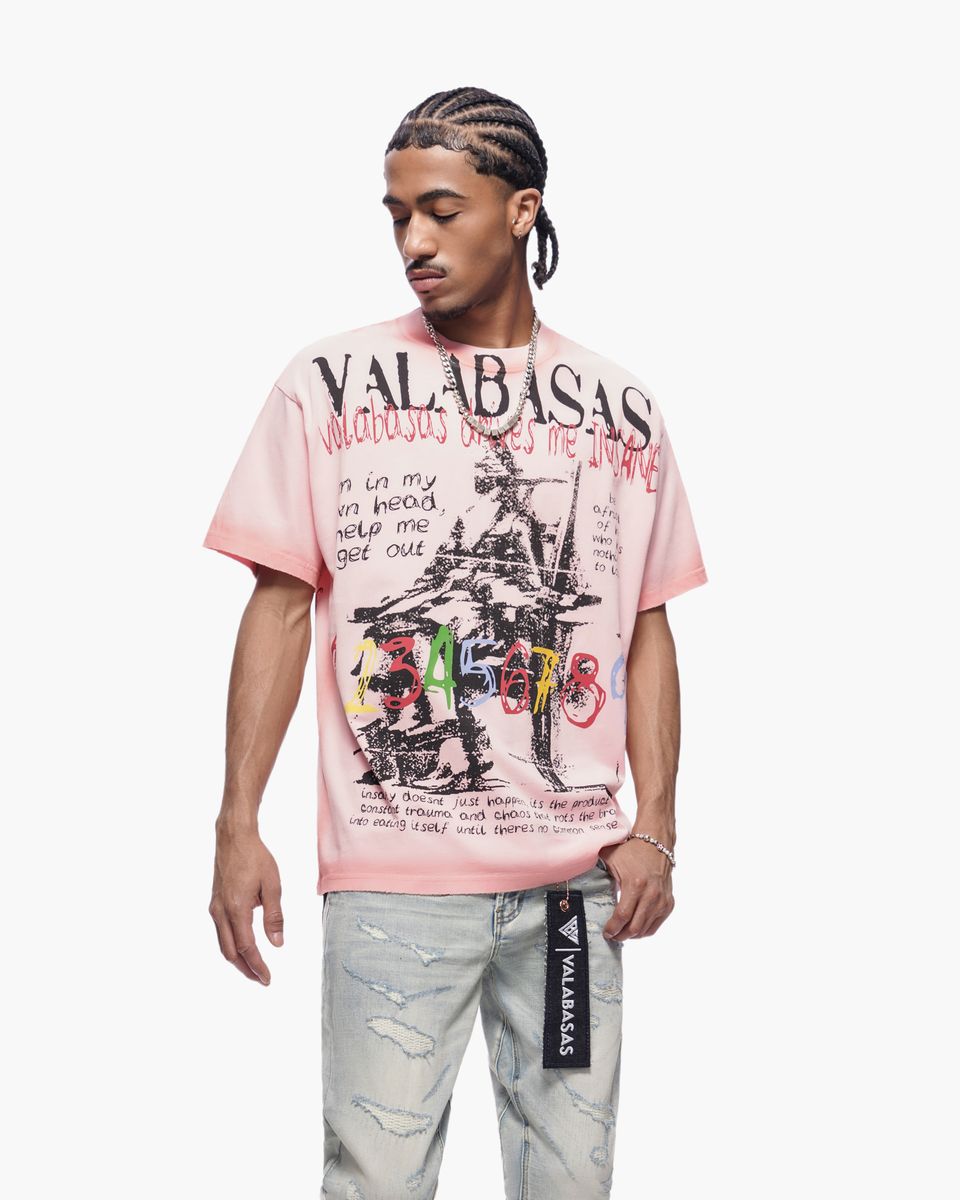 Valabasas INSANE" TEE (VLBS-VT1-108 pink