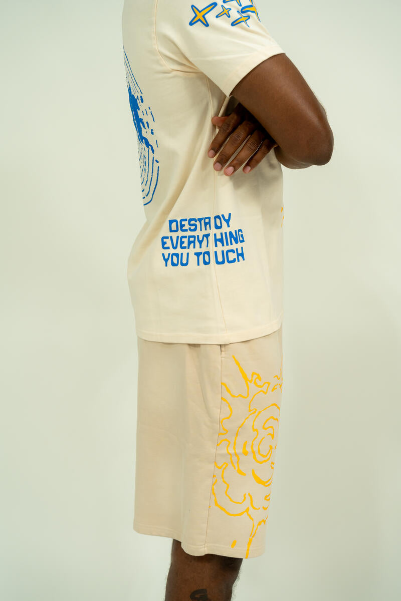 Retrovert Explosive T-SHIRT (cream)