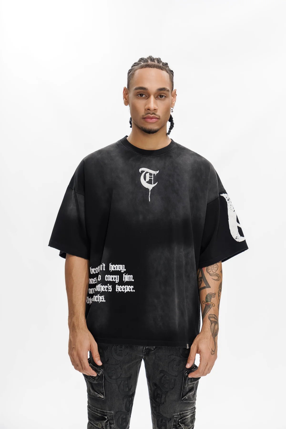 trnchs brother’s keeper black tee