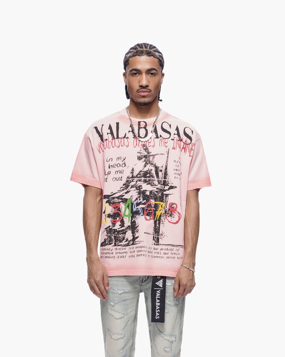 Valabasas INSANE" TEE (VLBS-VT1-108 pink