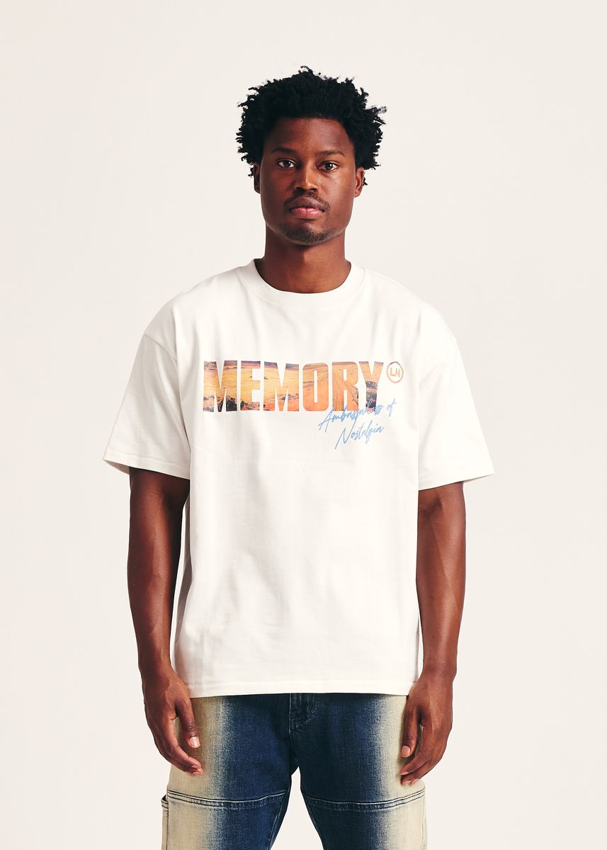 Memory lane DESERT SCENE TEE - OFF WHITE (ML-ST25-106)