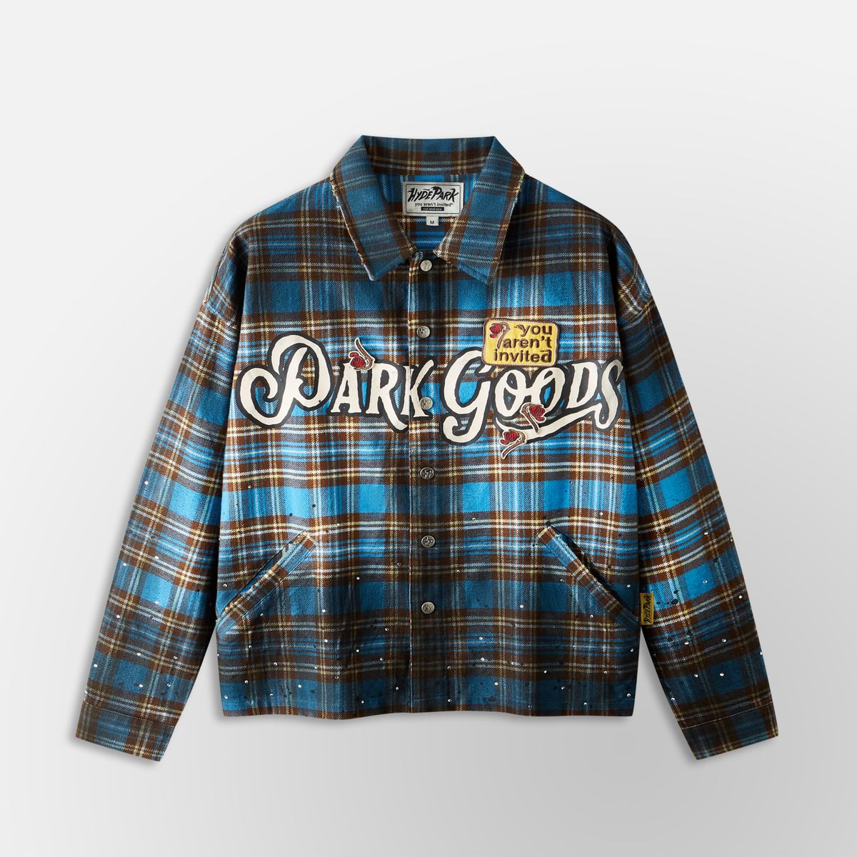 Hyde Park Park Goods Flannel LS Shirt (Blue)