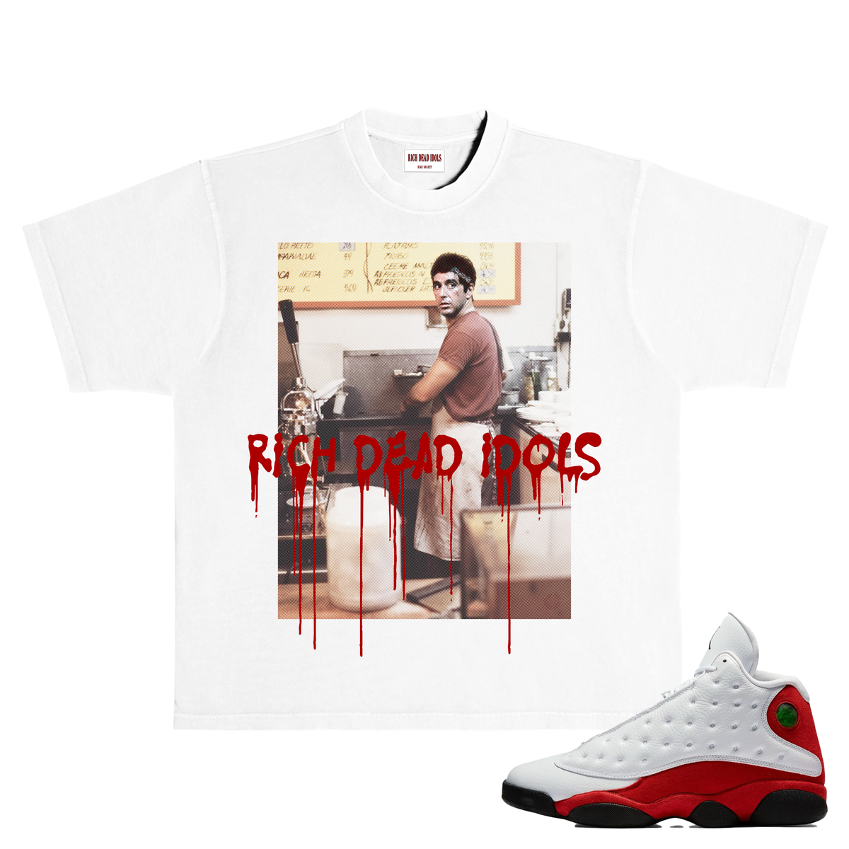RICH IDOLS “DON’T FORGET” WHITE TEE