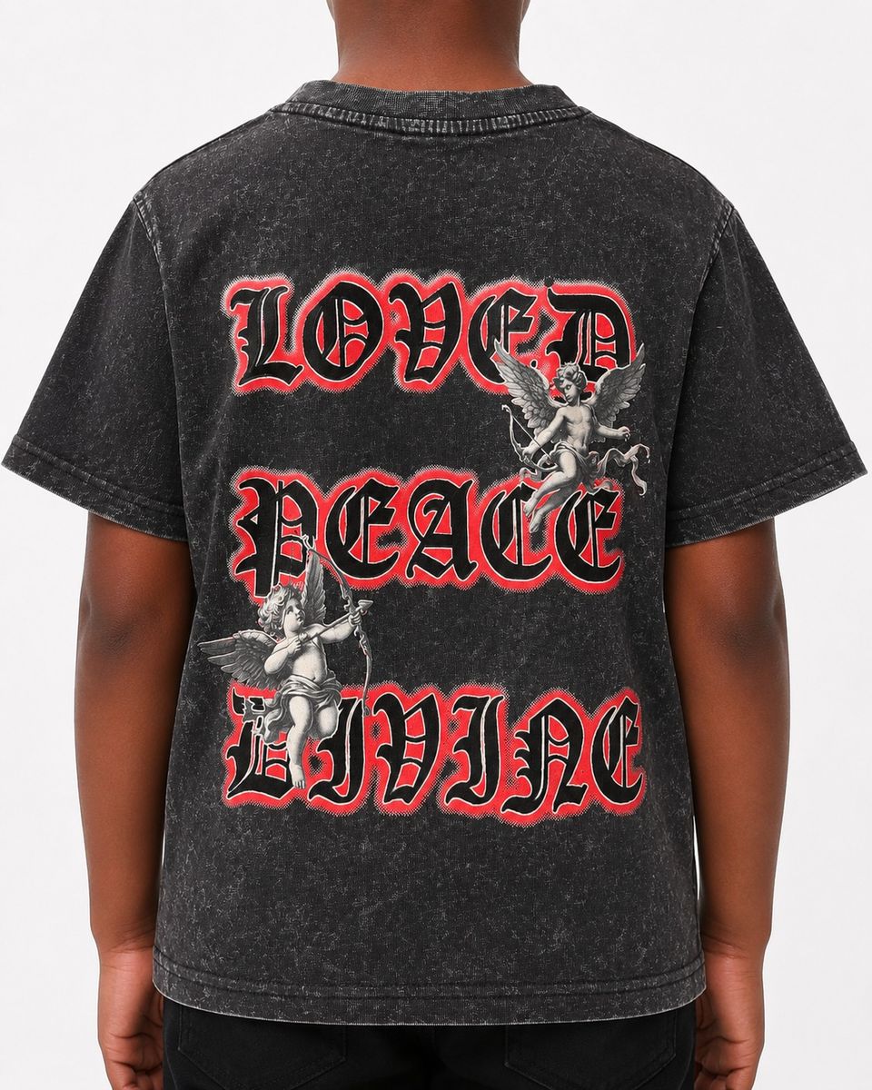 Dstrkt Kids Tee Black Silence