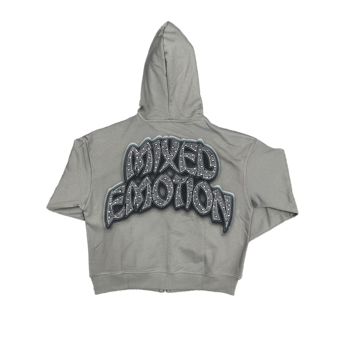 Mix emotions Last Ride’ Rhinestone Hoodie