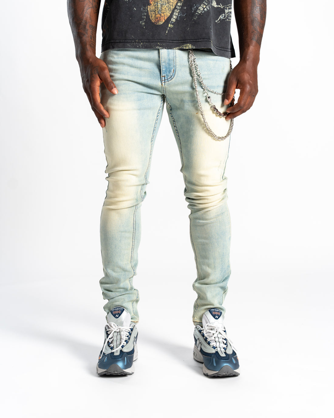 Relapse Jeans Sam Sand Wash Skinny fit