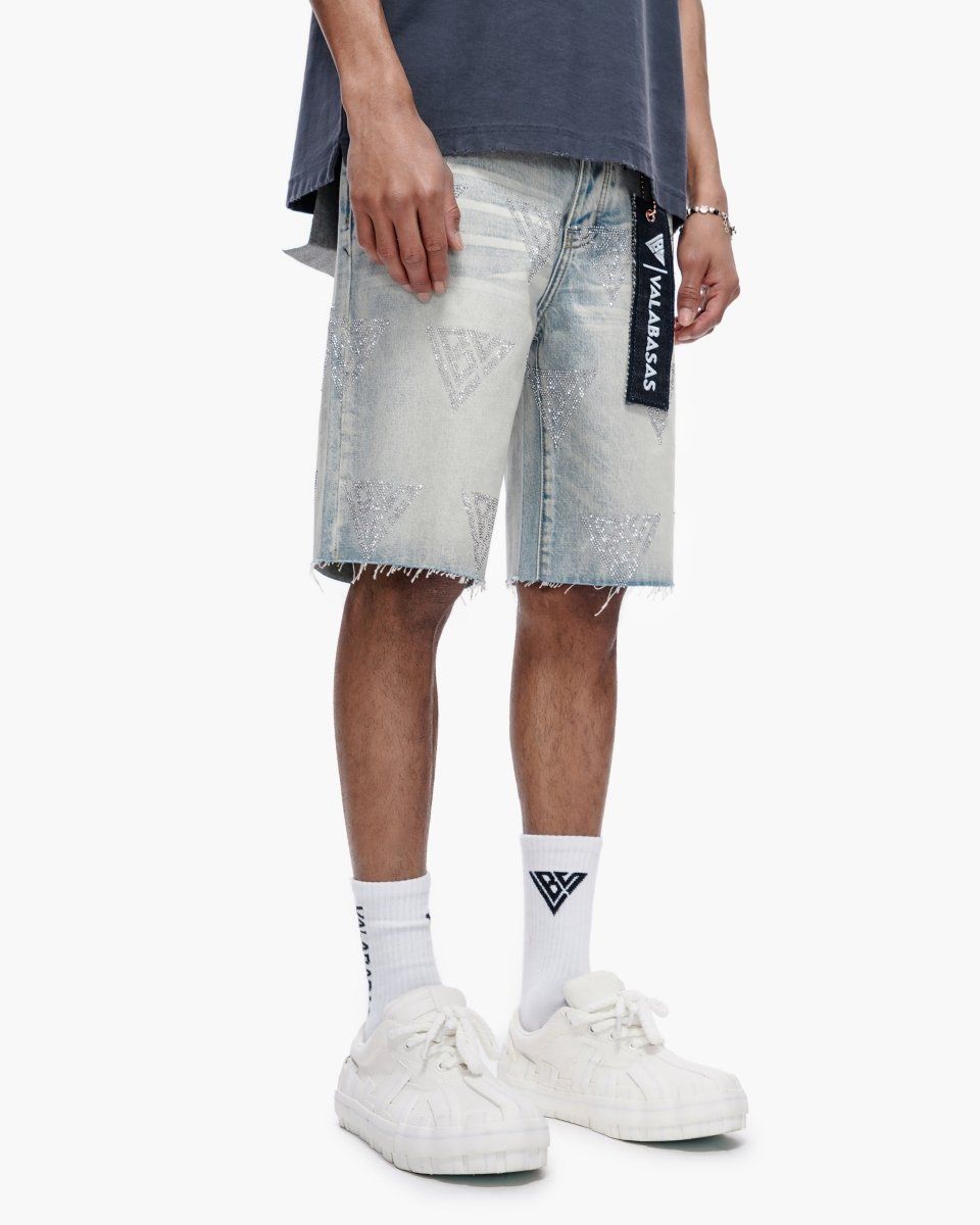 Valabasas Palace Light Blue Wash Jorts