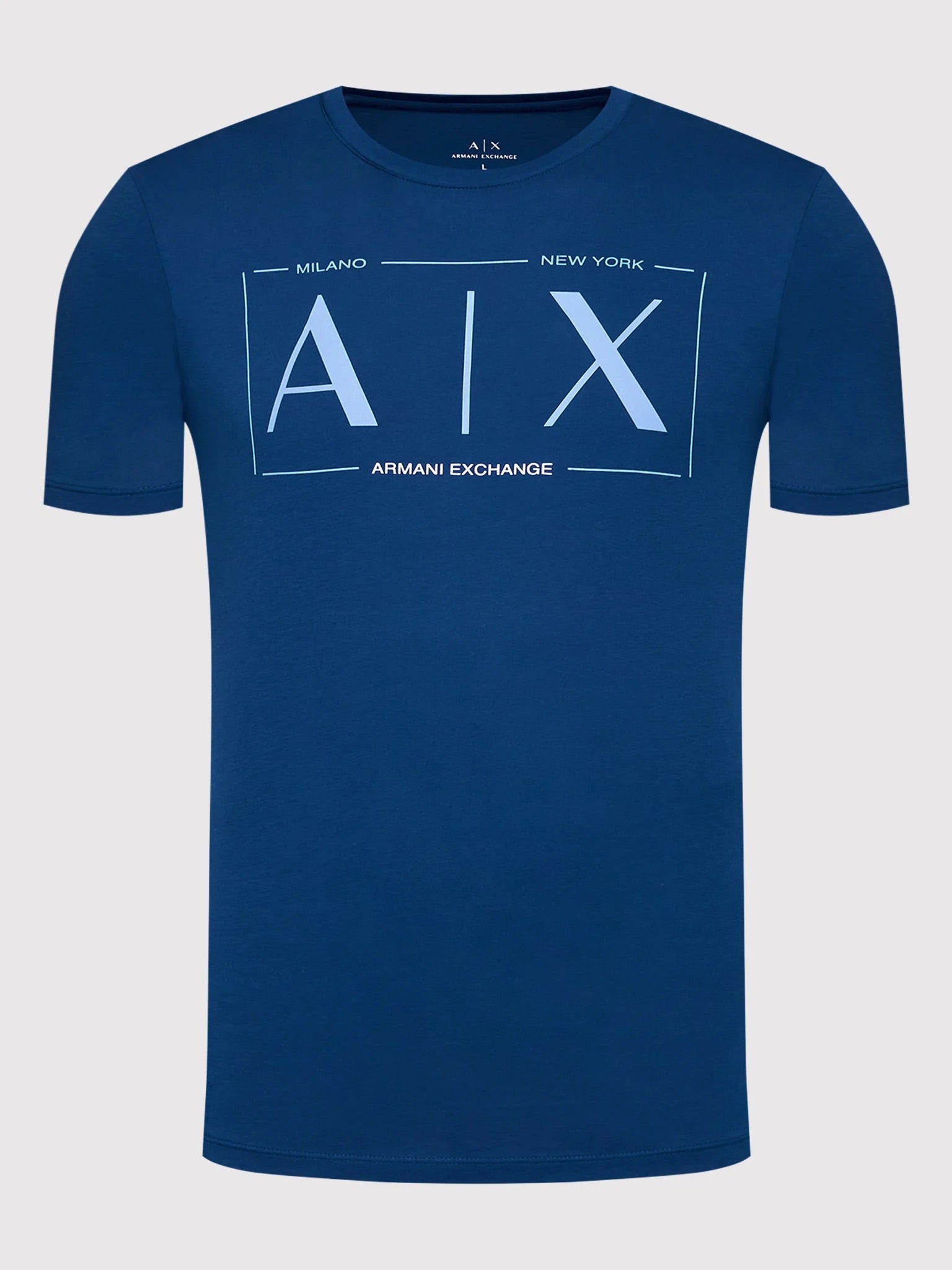 Armani Exchange Slim Fit Blue Tshirt