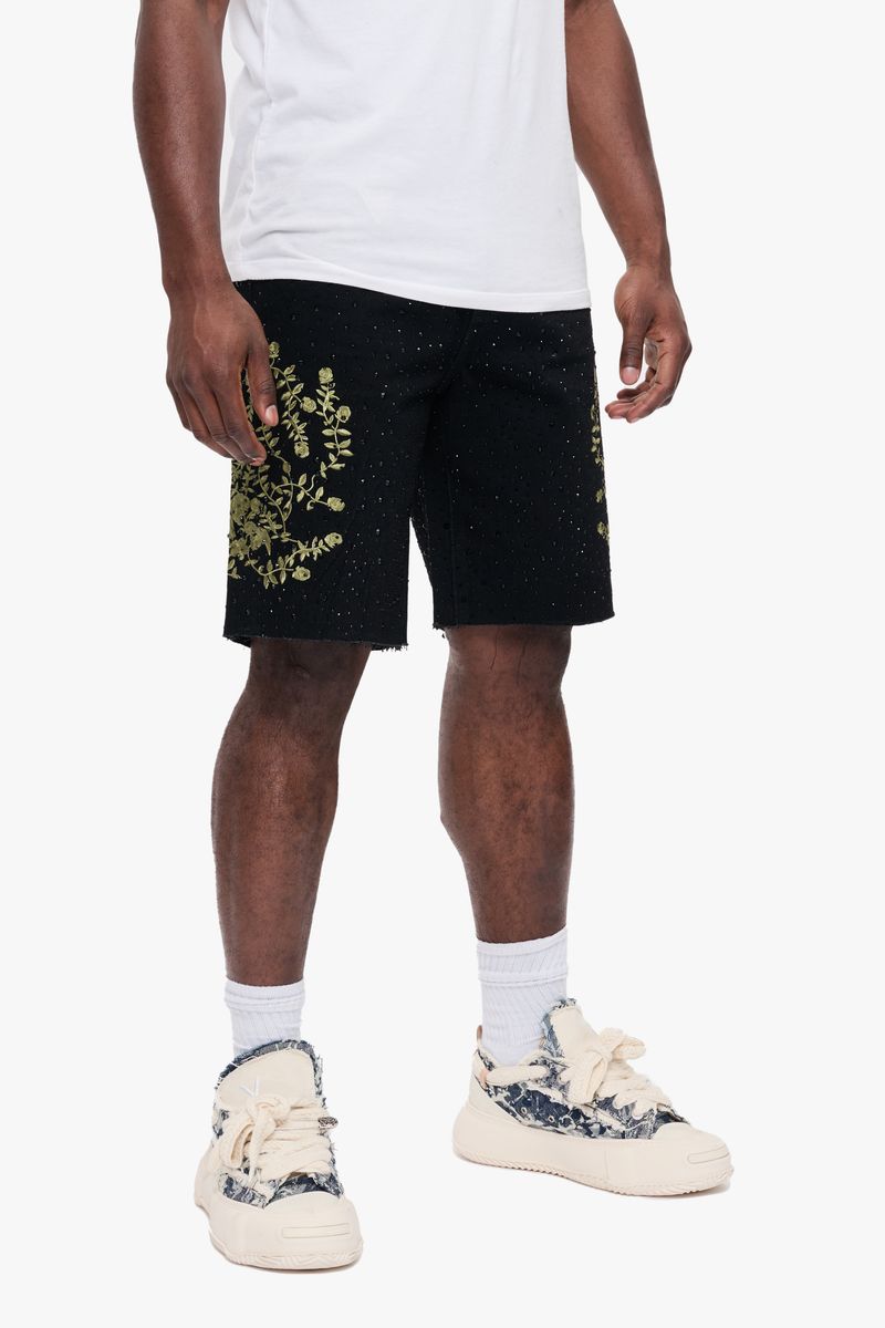 Valabasas written” denim shorts (vlbs-vsh2-1023)