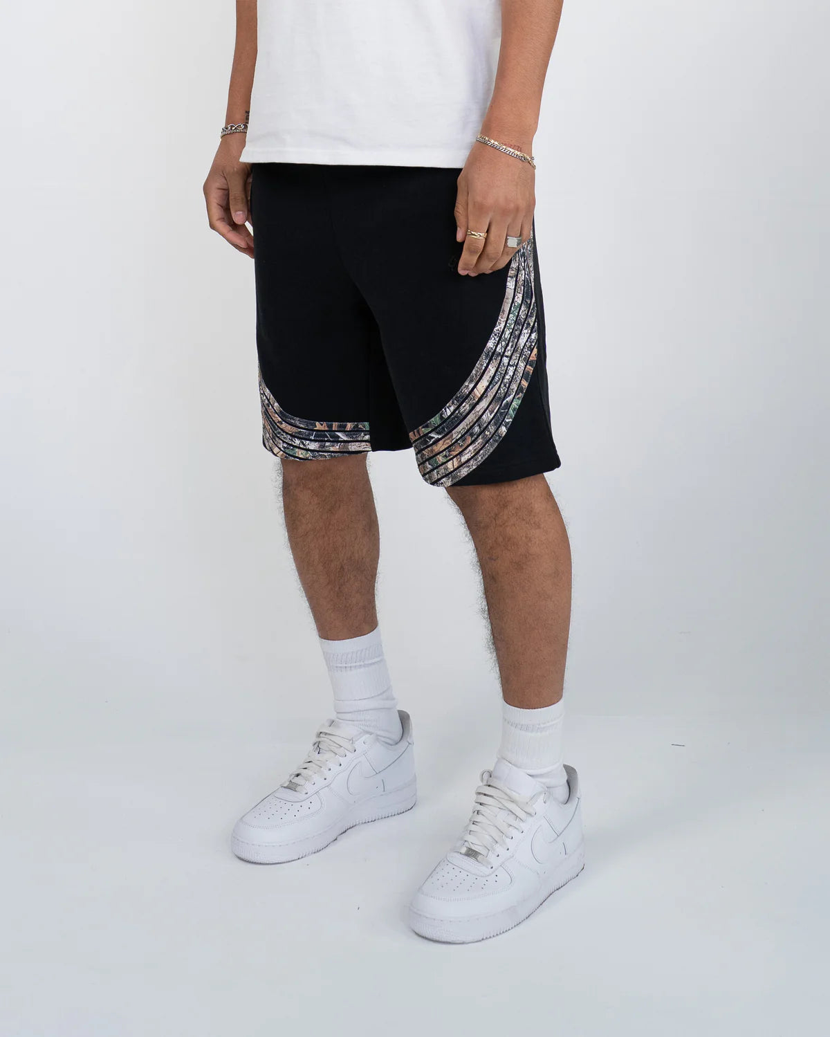 EPTM CAMO HIGHLAND SHORTS - BLACK