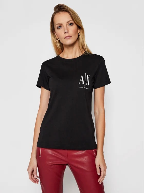 Armani Exchange women ICON PROJECT SLIM FIT T-SHIRT LOGO