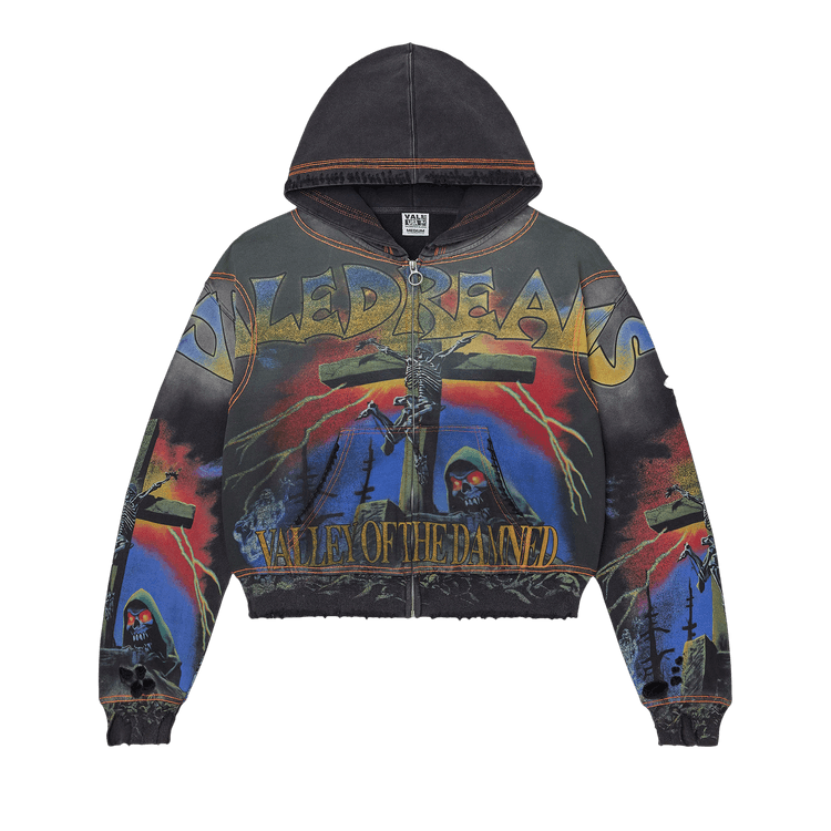 Vale Black Damned Zip Hoodie