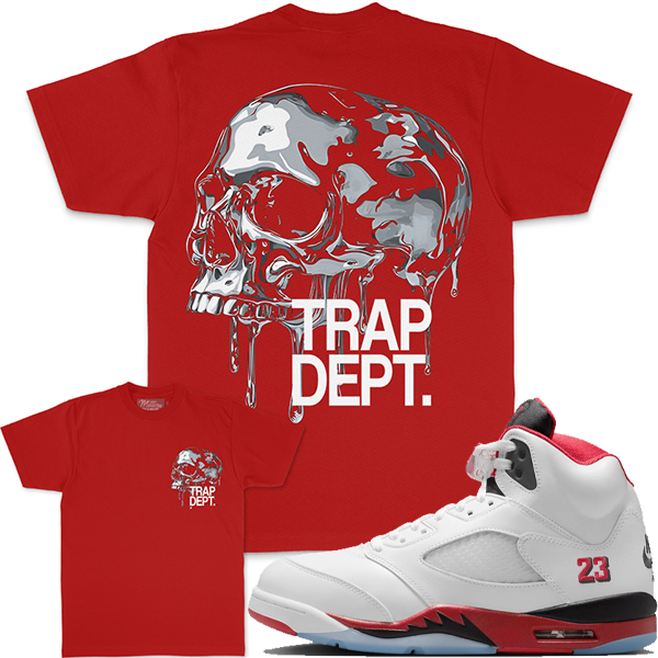 Million dollar Trap Dept - Red T-Shirts (Trap