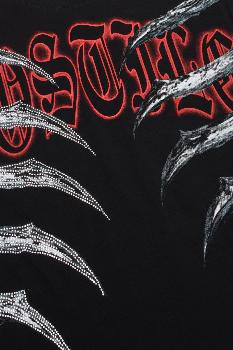 xhostile – rib cage black tee (xh-0023)