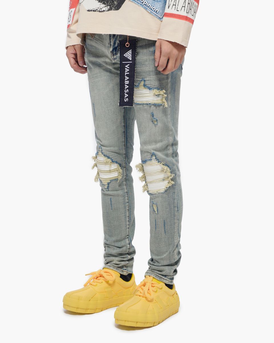 Valabasas solmere skinny jeans - light blue