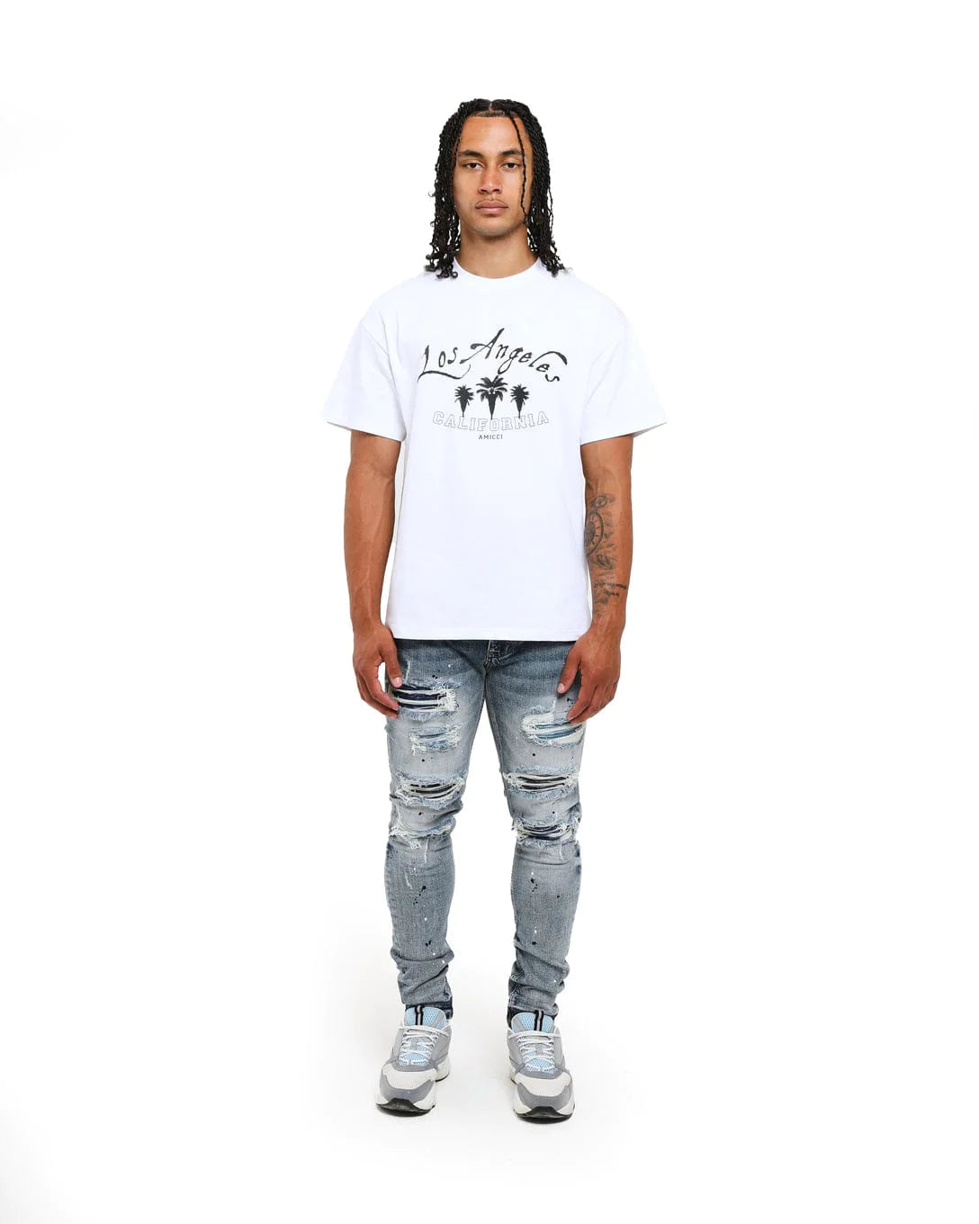 Amicci Sanko Mid Blue Jeans