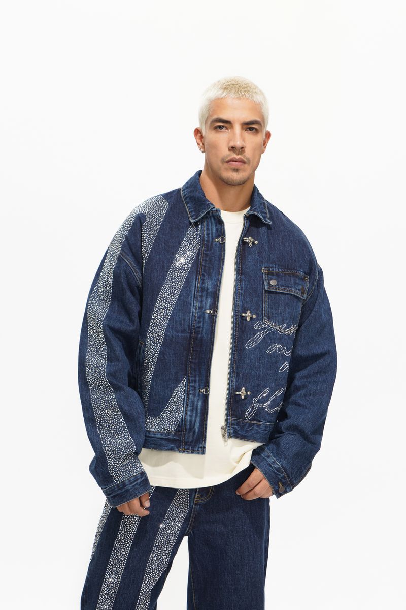 Valabasas Encrypted Jacket Denim Blue