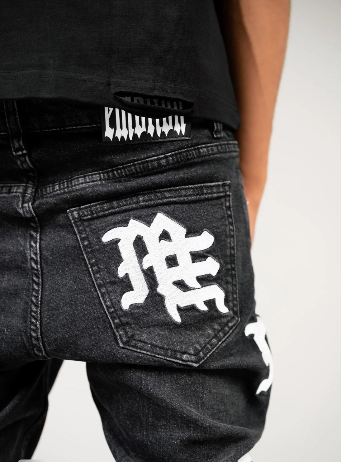 Mixed emotions Monogram Denim Black Wash