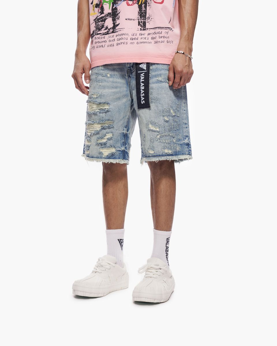 Valabasas CLIPPED" DENIM SHORTS (VL