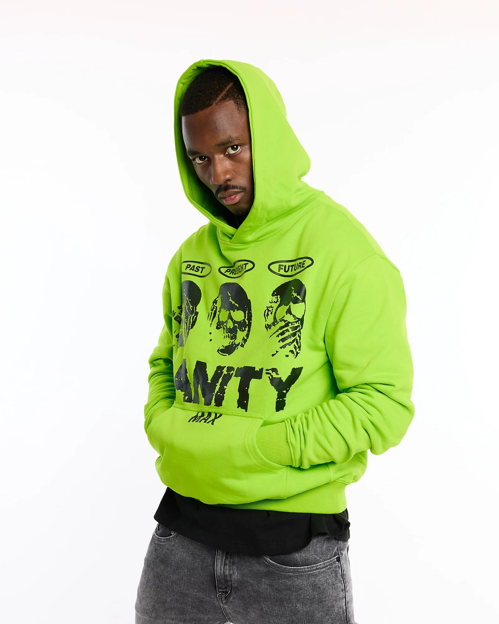 MAXIMO Sanity "Time" Hoodie Green