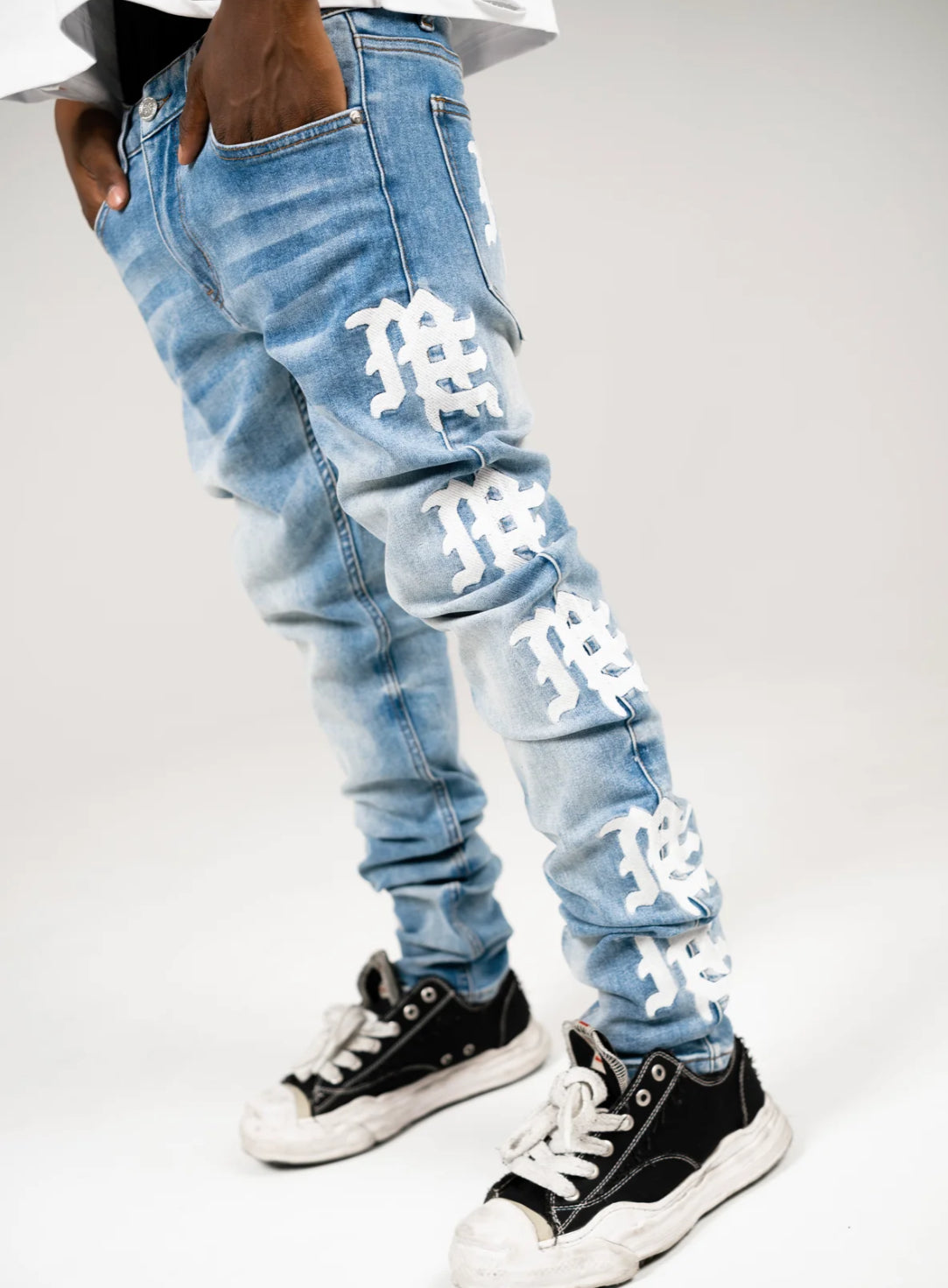 Mixed emotions Monogram Denim Blue Wash