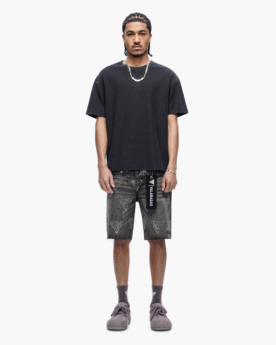 Valabasas Palace Grey Wash Jorts