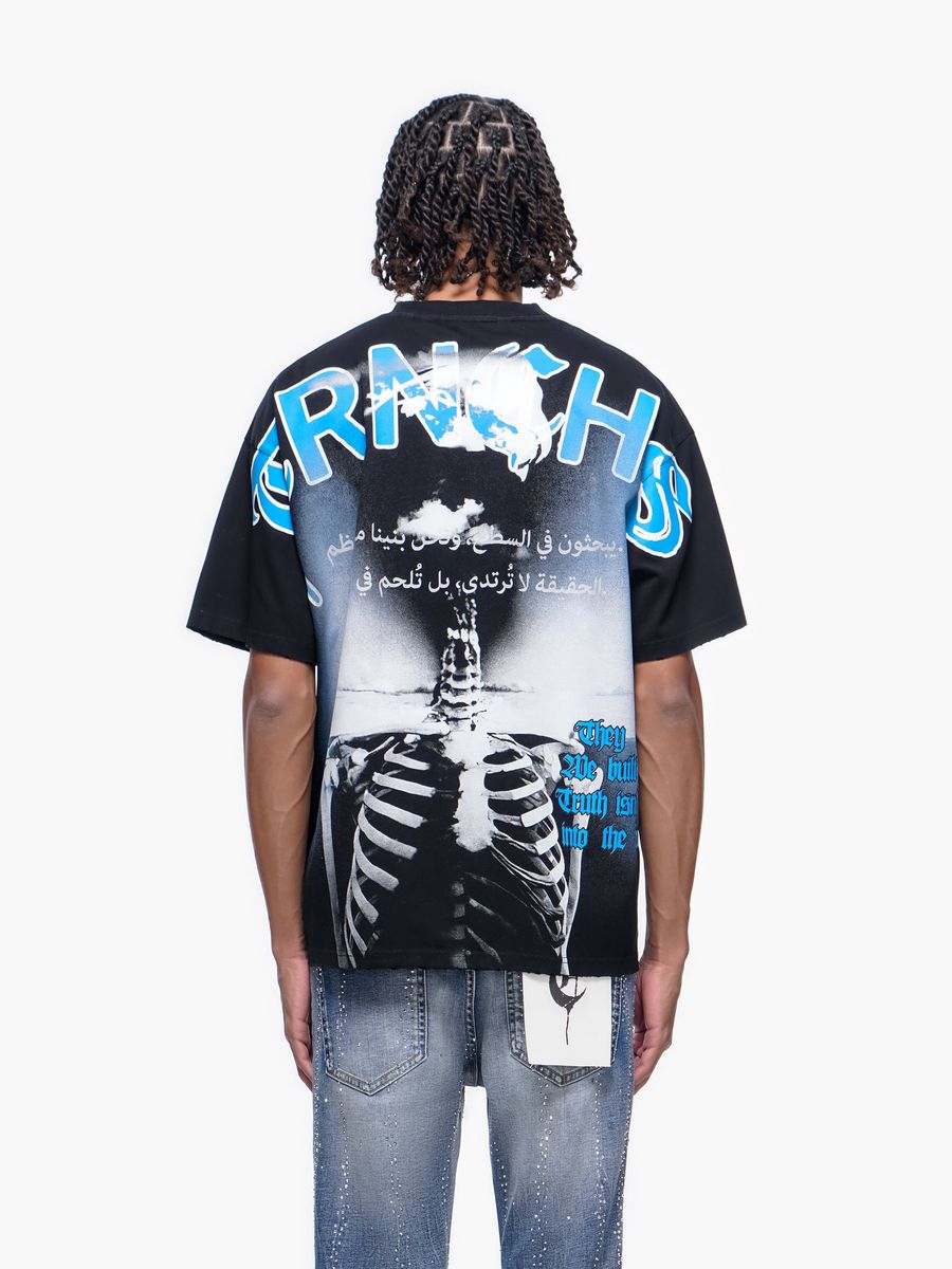 TRNCHS
"FORGED FROM BONE" BLACK TEE