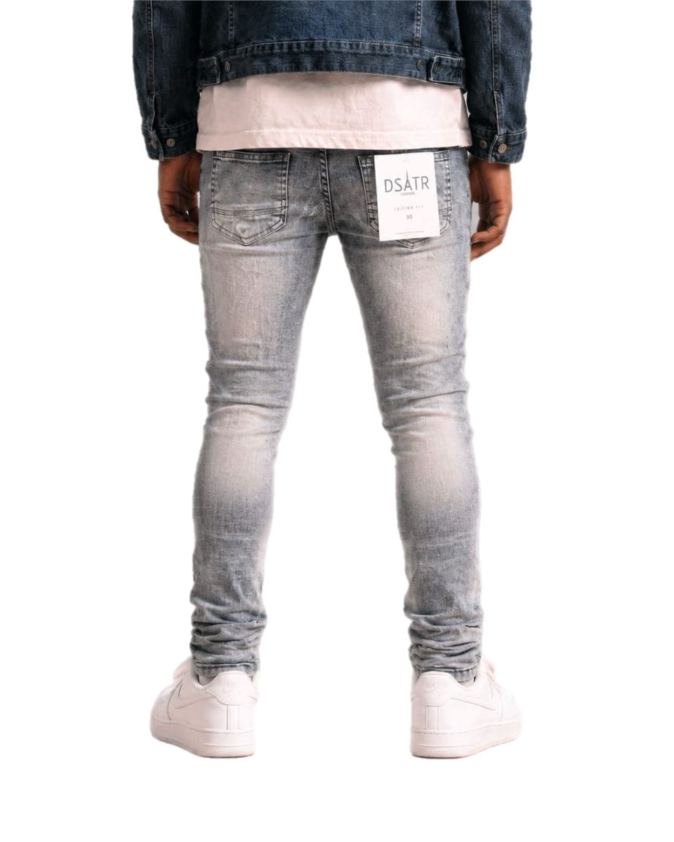 Dstrkt Kids Skinny Jeans – Grey Sprayed