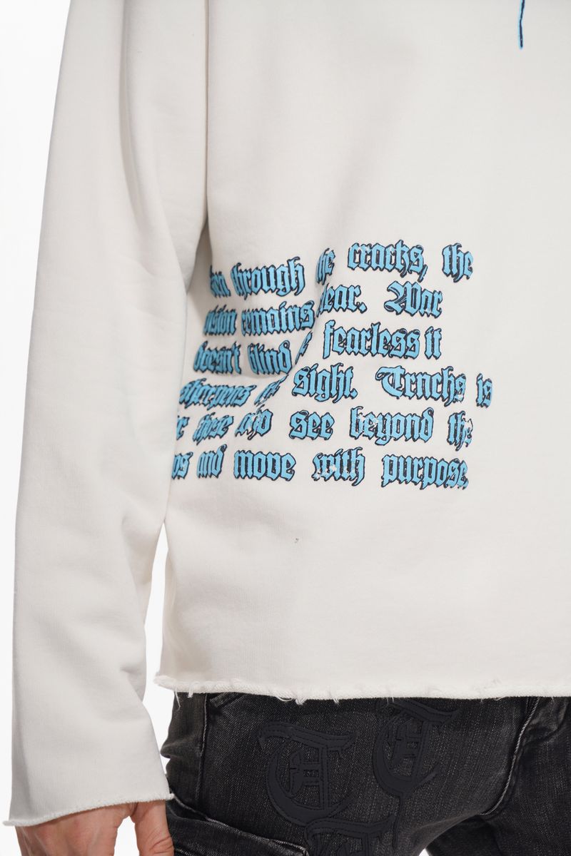 Trnchs Peek-A-Boo White Long Sleeve