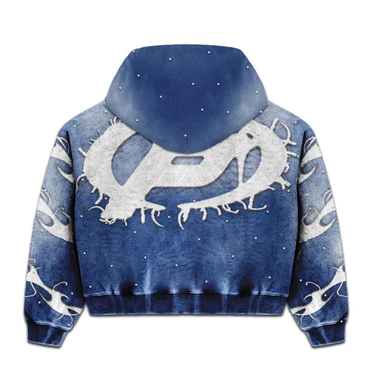 prestige Flames Hoodie (Blue)